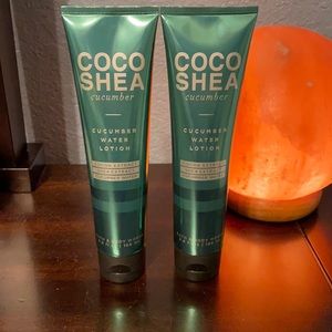 Two (2) coco Shea cucumber water lotion